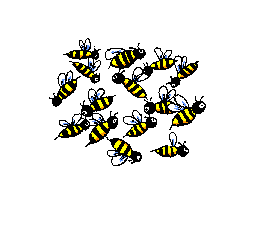 Bienen - animierte GIF, Clipart & Animation