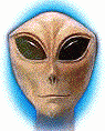 Außerirdischer ET mit glühenden Augen - lustige Aliens-GIFs Aliens .gif Bilder