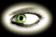  Linkes Auge mit grüner Pupille guckt aniGIFs & bewegte Bilder