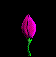 Blume mit rosa Blüte - Animierte Bilder und Grafiken funny GIF animations Blumen