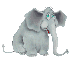 Elefanten - lustige animierte gifs und Animationen