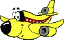 Flugzeuge - lustige animierte gifs und Animationen