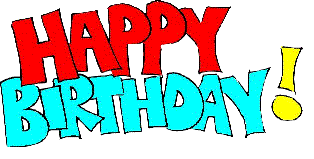 Happy Birthday - Geburtstags-Clipart Geburtstag gratis GIFS