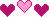 Blinkende rote und rosa Herzen - .gif Bilder Herzen funny GIF animations Herzen