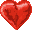 Kleines rotes Herz pocht - AniGifs-Herzen Herzen animated gifs