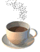 Leckerer heißer Kaffee in Tasse .gif Animation download funny Kaffee gifs