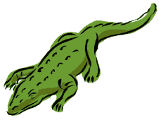   animierte gifs Krokodile