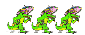 Krokodile - lustige animierte gifs und Animationen