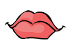 Animierter lachender Mund - GIF Lippen fun gifs kostenlos
