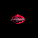 Mund streckt Zunge heraus - GIFs Lippen animated gifs