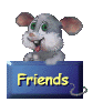 Süße Maus mit lustigen Ohren lächelt und freut sich - kostenlose Mäuse-GIFs-Sammlung anigifs kostenlose Animationen