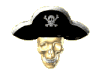 Totenkopf mit Piratenhut - .gif Piraten fun gifs kostenlos