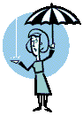Regenschirme - lustige animierte gifs und Animationen