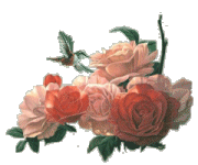 Mehrere Rosen und ein Vogel - Rosenanimation Rosen whatsapp gifs