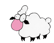Weißes Schaf - Schaf-Animationen funny gifs Schafe download kostenlos