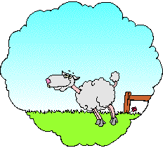 Schaf springt über Zäune .gifs aniGIFs & bewegte Bilder