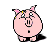 Trauriges Schwein / Ferkel weint dicke Tränen - GIF-Animation Schweine animated gifs
