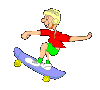 Skateboards - lustige animierte gifs und Animationen