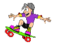 Skateboards - lustige animierte gifs und Animationen