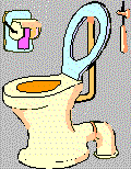 Toiletten - lustige animierte gifs und Animationen