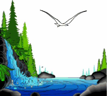 Wasserfälle - lustige animierte gifs und Animationen