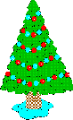 Wild blinkender Christbaum zu Weihnachten - GIF Bilder  whatsapp & facebook Weihnachtsbäume